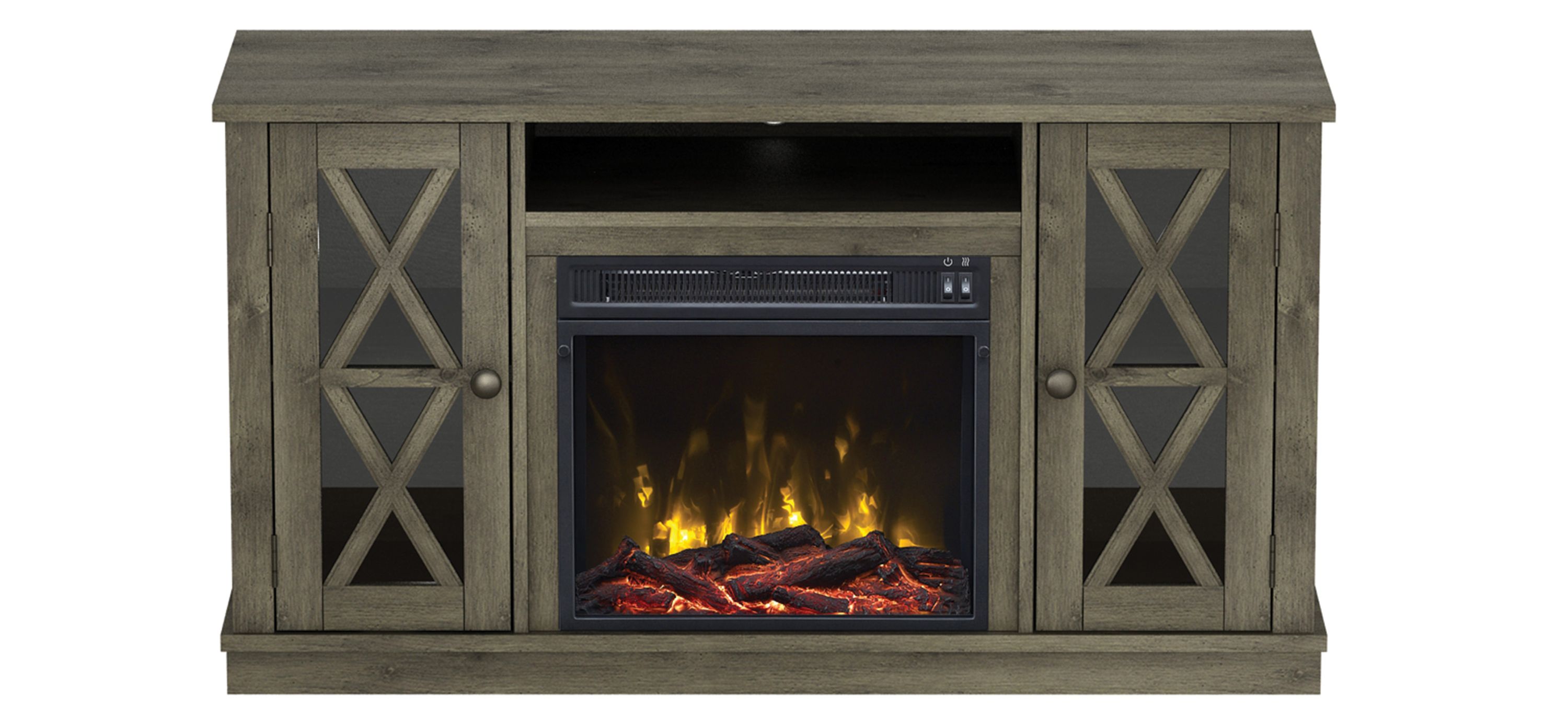 Bayport TV Console w/Electric Fireplace