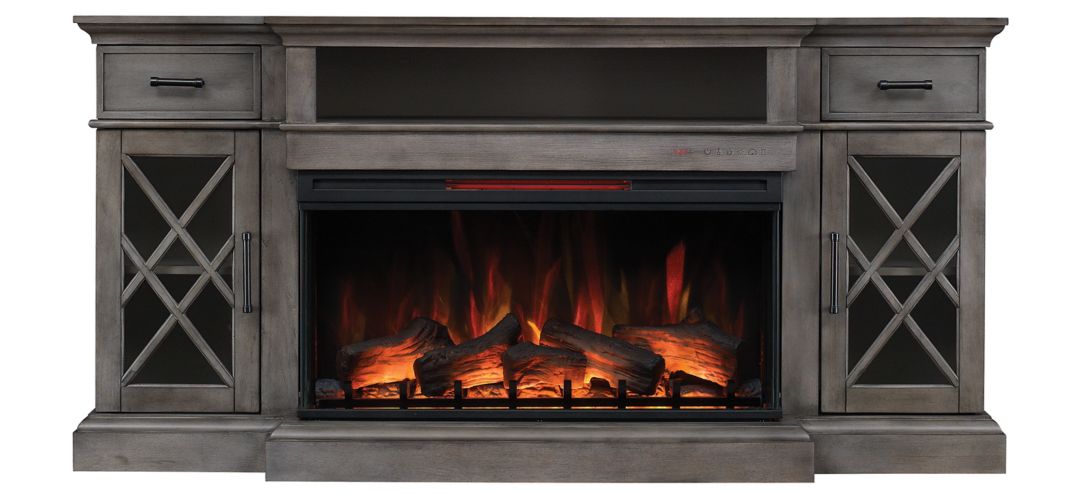 Hamilton 70 TV Console w/ Electric Fireplace