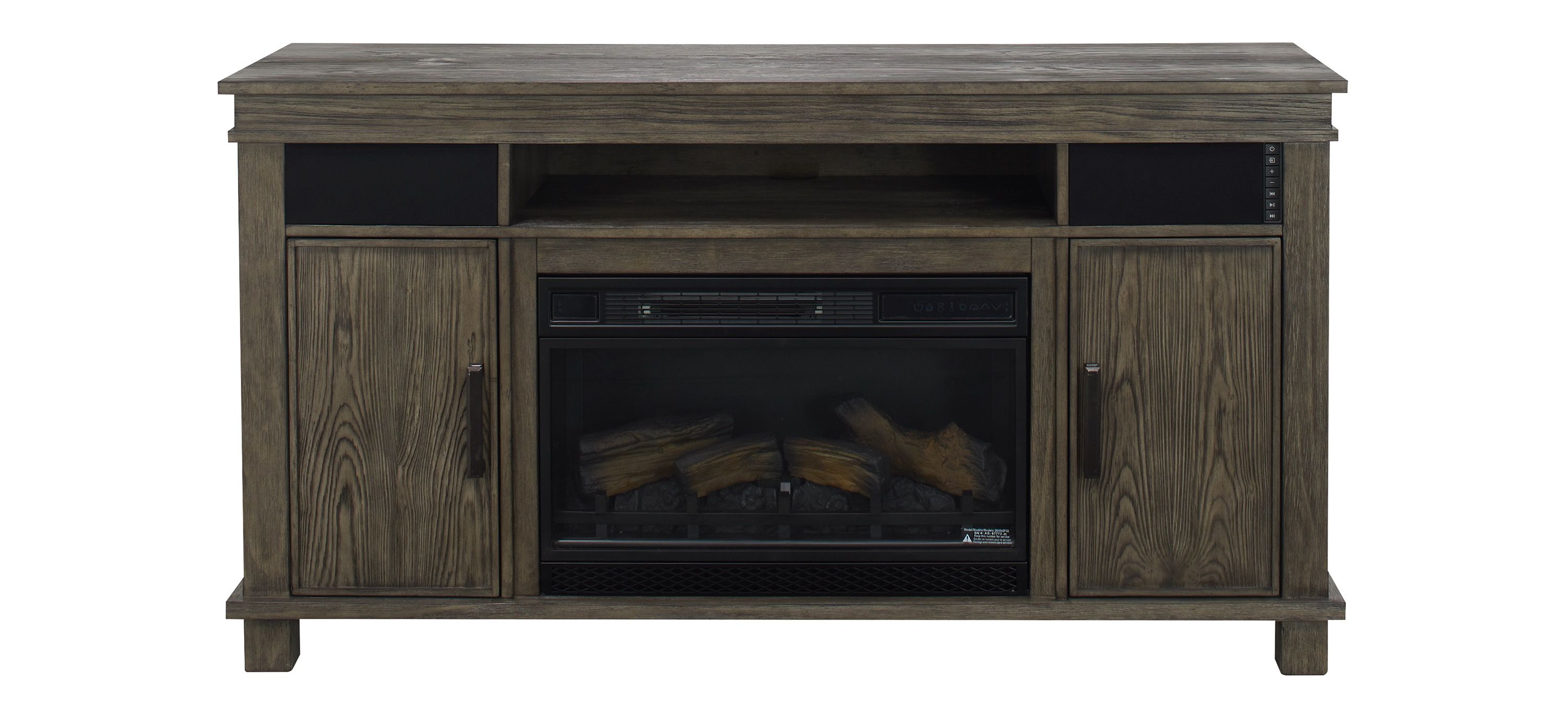 Montage Media Mantel with Firebox