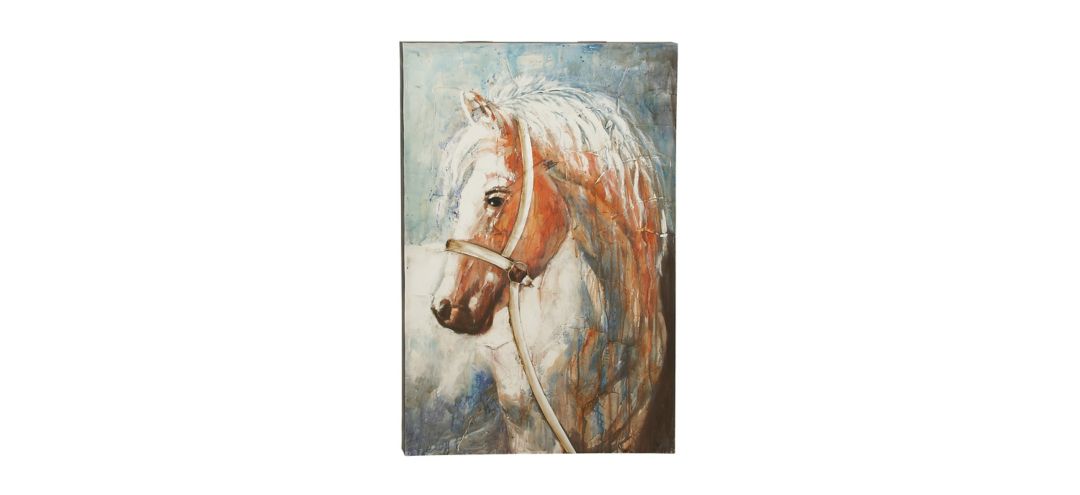 Ivy Collection Horse Wall Art