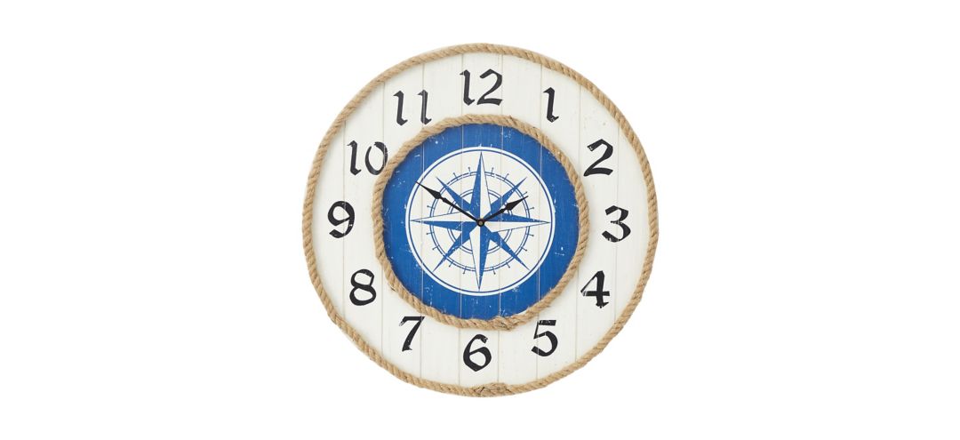 Ivy Collection Compass Wall Clock