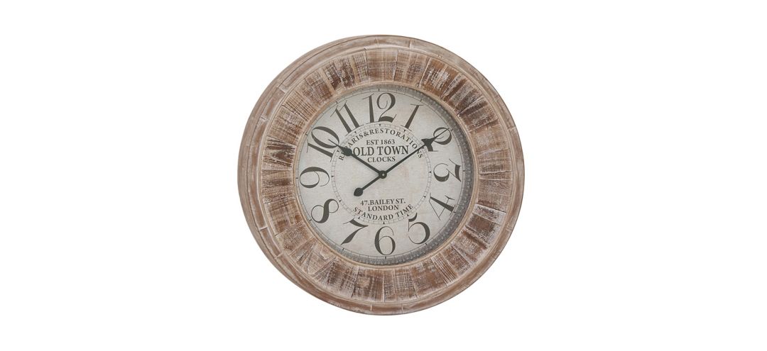 Ivy Collection Canandaigua Wall Clock