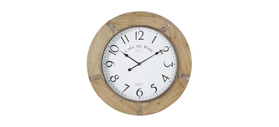 Ivy Collection Honeoye Wall Clock