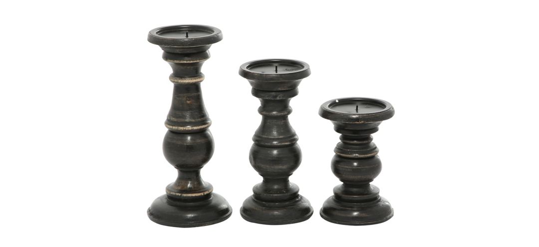 550025 Ivy Collection Apenimon Candle Holders Set of 3 sku 550025