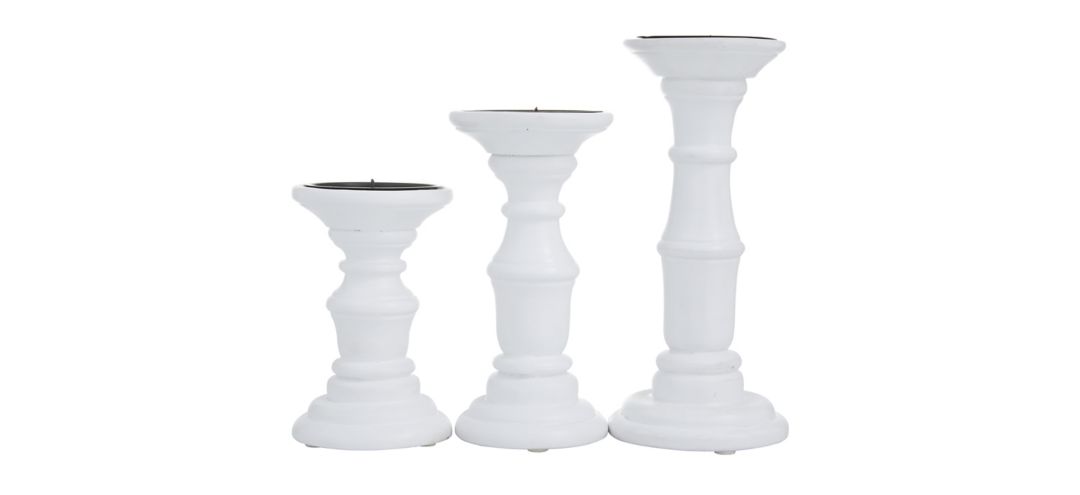 Ivy Collection Beru Candle Holders Set of 3