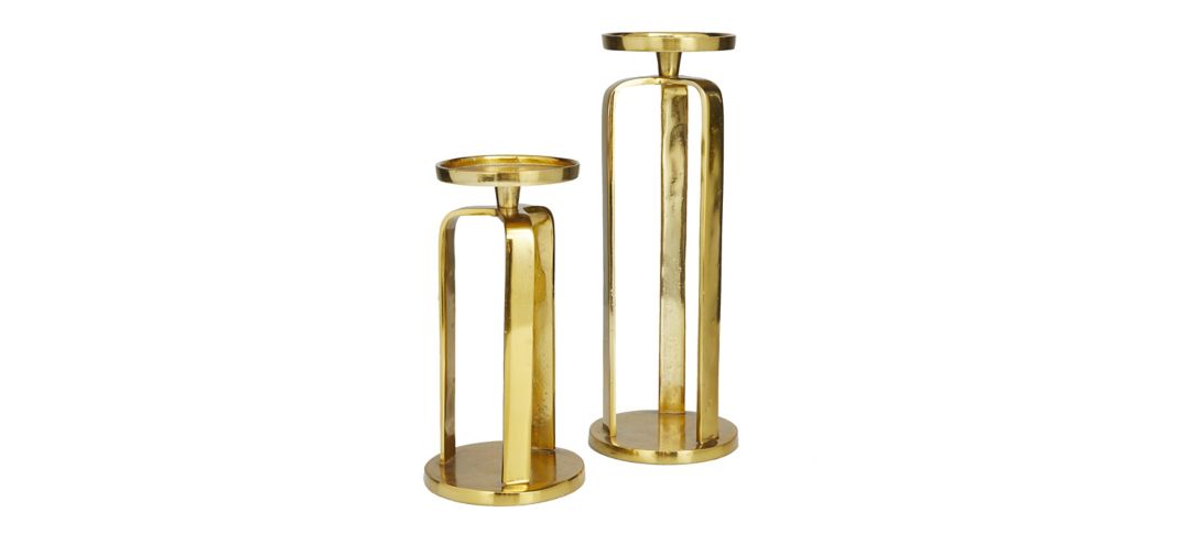 175143650 Ivy Collection Gallifrey Candle Holders Set of 2 sku 175143650