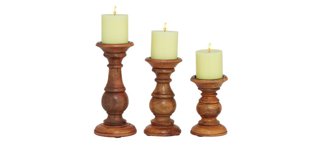 550104 Ivy Collection Apenimon Candle Holders Set of 3 sku 550104