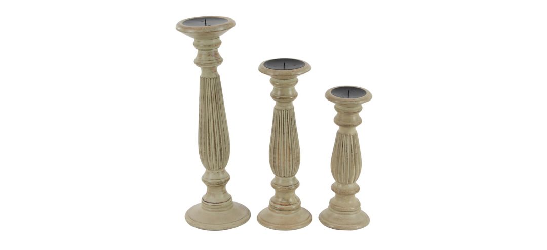 550142 Ivy Collection Fenstermacher Candle Holders Set of sku 550142