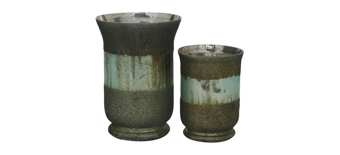 Ivy Collection Reality I Candle Holders Set of 2