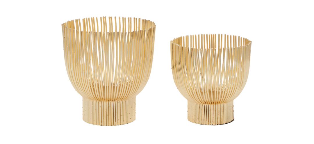 Ivy Collection Monsieur Candle Holders Set of 2