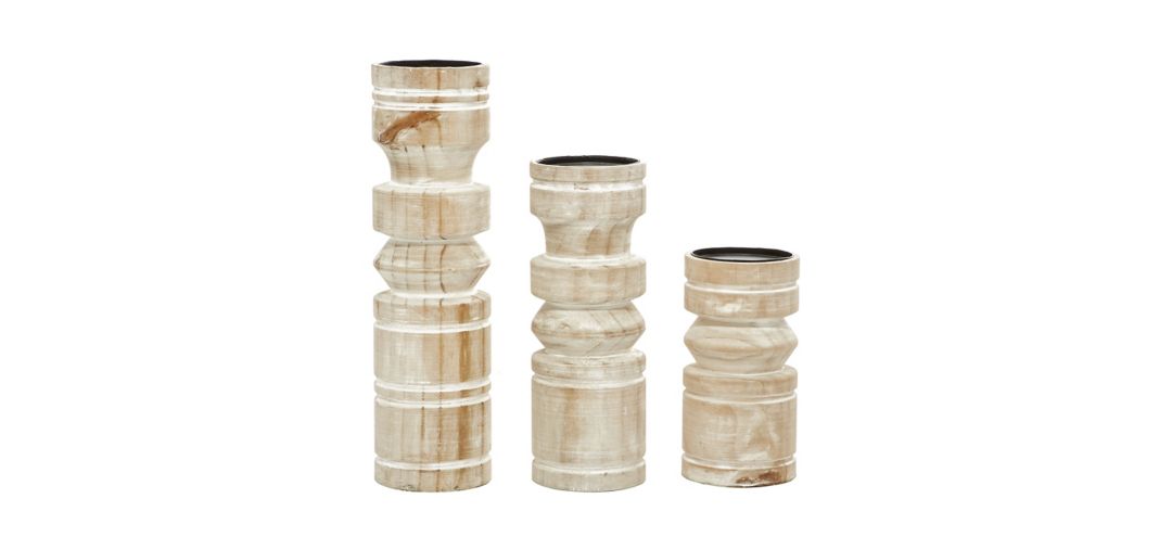 550181 Ivy Collection Sherlock Candle Holders Set of 3 sku 550181