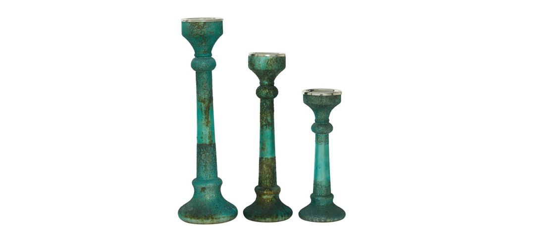 Ivy Collection Annukka Candle Holders Set of 3