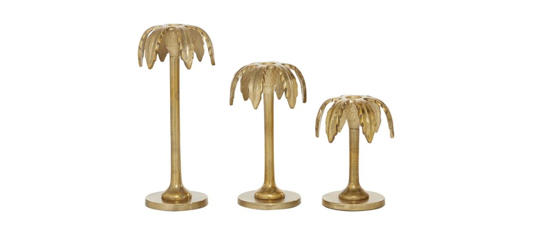 550209 Ivy Collection Gulfport Candle Holders Set of 3 sku 550209