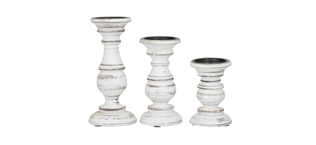 550226 Ivy Collection Apenimon Candle Holders Set of 3 sku 550226