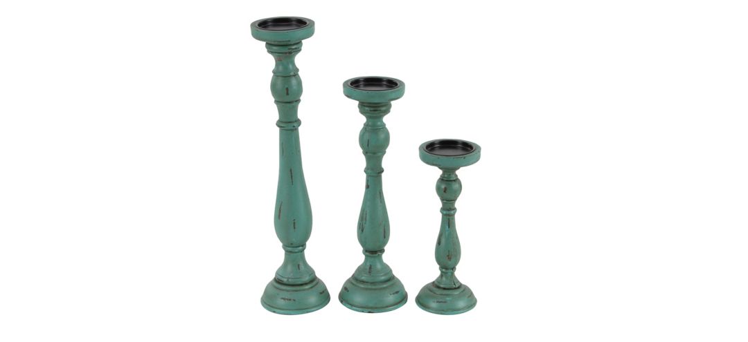 Ivy Collection Devereux Candle Holders Set of 3