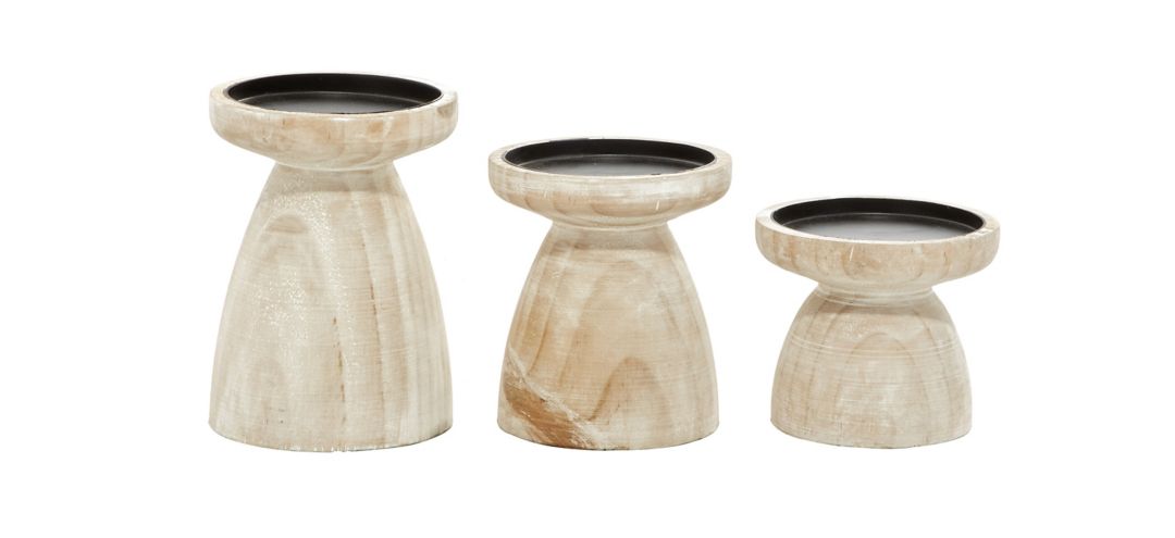 550235 Ivy Collection Qi-Pao Candle Holders Set of 3 sku 550235