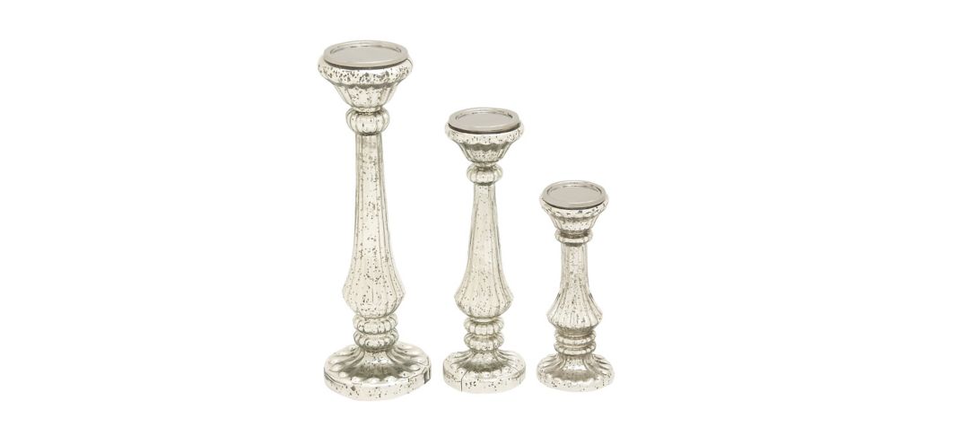 550266 Ivy Collection Kyung Candle Holders Set of 3 sku 550266