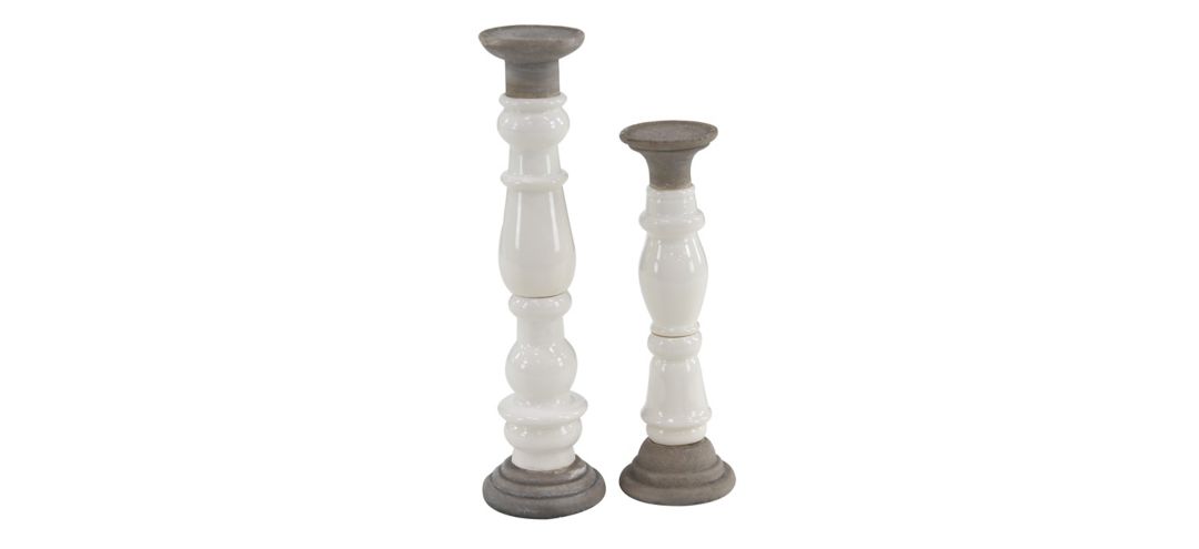 Ivy Collection Galieti Candle Holders Set of 2