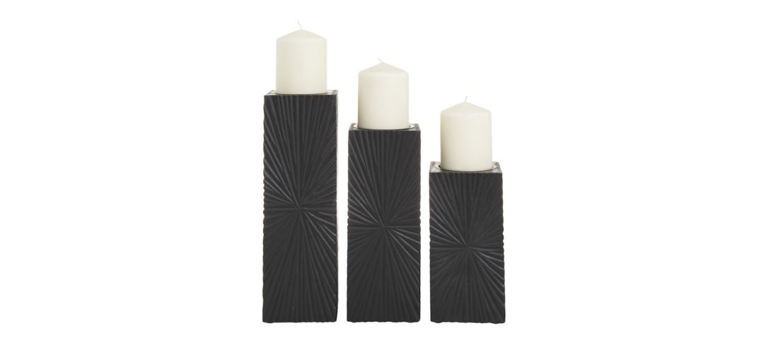 Ivy Collection Songster Candle Holders Set of 3