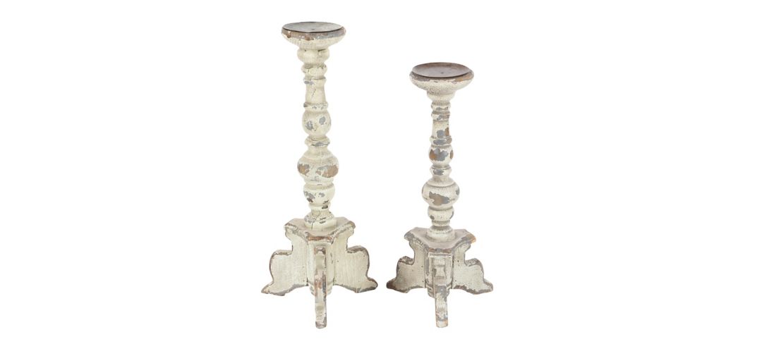 Ivy Collection Hrithik Candle Holders Set of 2