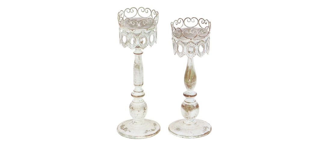550340 Ivy Collection Thriving Candle Holders Set of 2 sku 550340