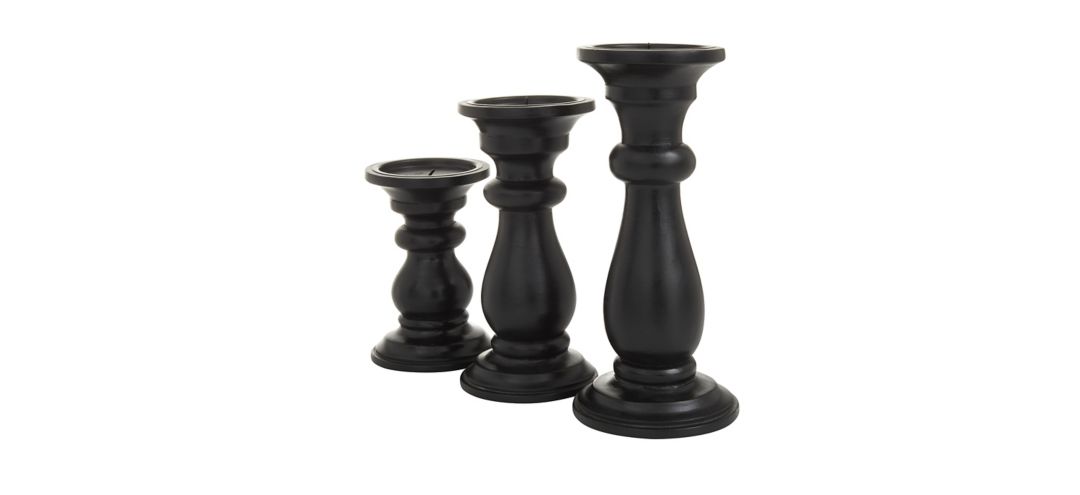 Ivy Collection Newsum Candle Holders Set of 3
