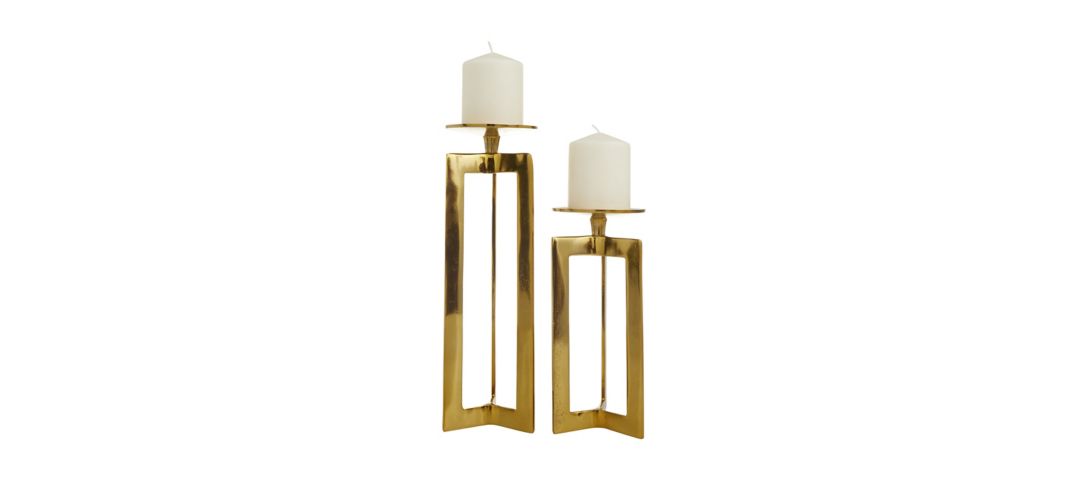 Ivy Collection Dydo Candle Holders Set of 2