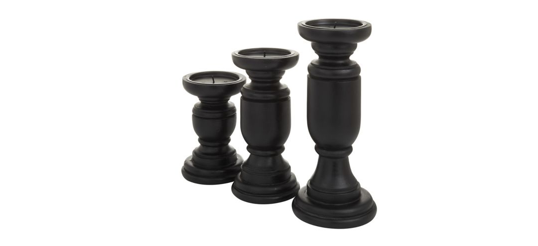 175145960 Ivy Collection Jager Candle Holders Set of 3 sku 175145960