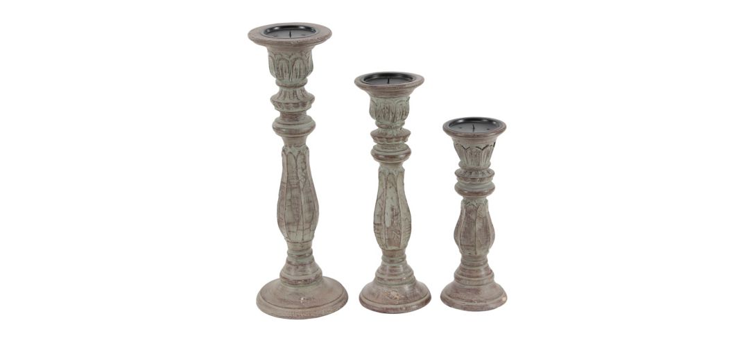 Ivy Collection Kieu Candle Holders Set of 3