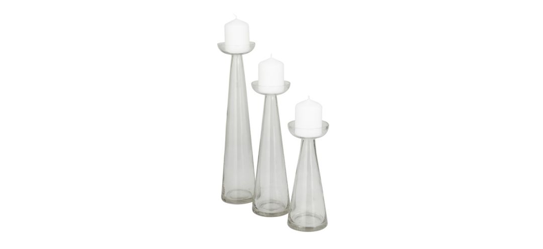 Ivy Collection Leaper Candle Holders Set of 3