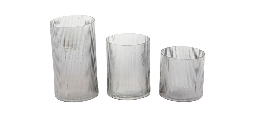 Ivy Collection Brini Candle Holders Set of 3