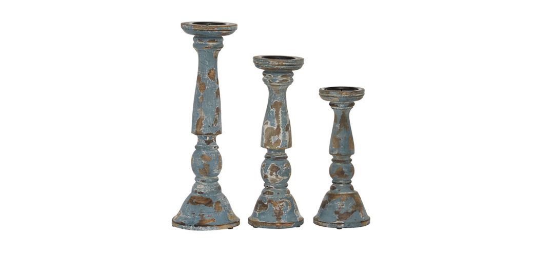 Ivy Collection Tulabelle Candle Holders Set of 3