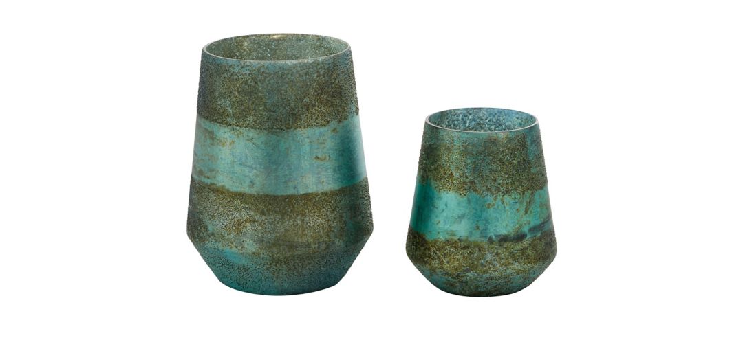 Ivy Collection Reality II Candle Holders Set of 2