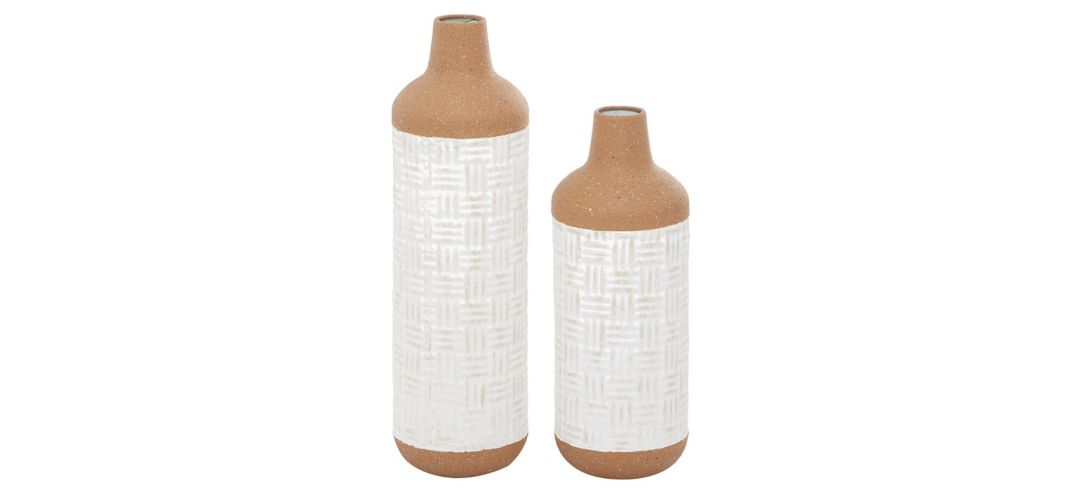 175226040 Ivy Collection Menelik Vase Set of 2 sku 175226040