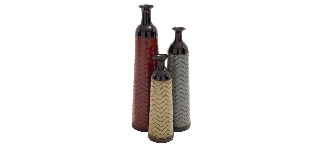 Ivy Collection Kiiro Vase Set of 3