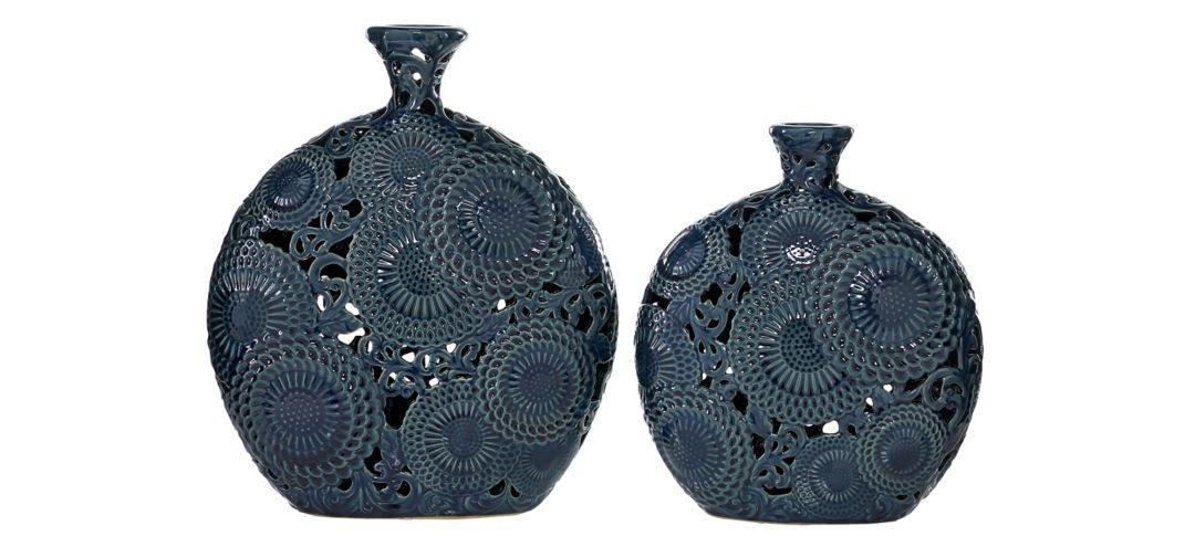 Ivy Collection Spiegel Vase Set of 2