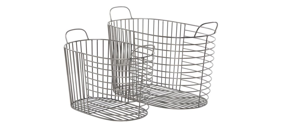 175255280 Ivy Collection Clairvoya Basket Set of 2 sku 175255280