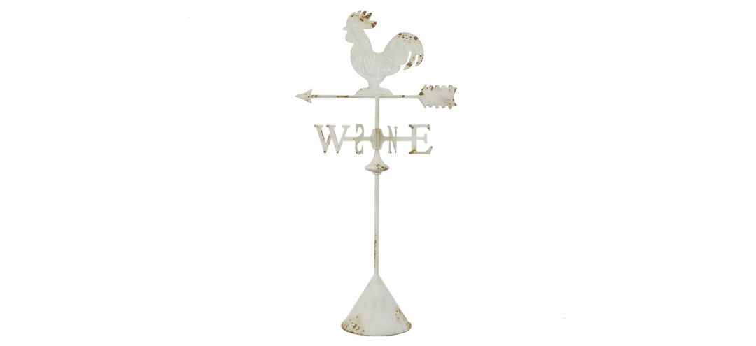 240326490 Ivy Collection White Metal Cottage Garden Sculptur sku 240326490