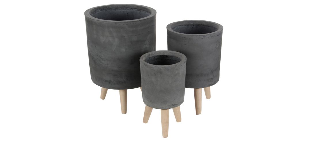 Ivy Collection Alphabittle Planter Set of 3