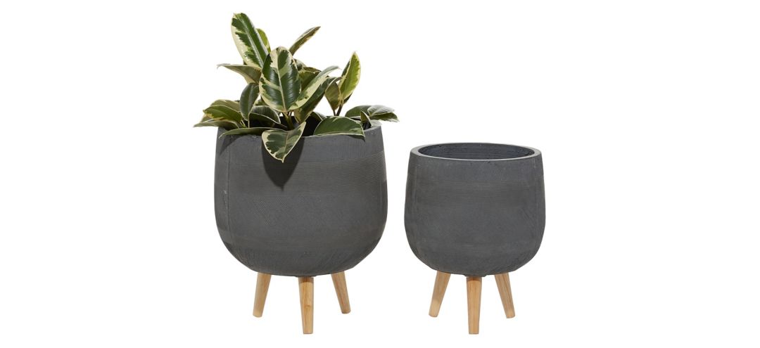 241326170 Ivy Collection Sayyida Planter - Set of 2 sku 241326170