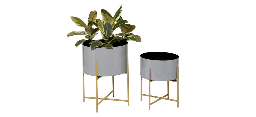 550540 Ivy Collection Chalyna Planter Set of 2 sku 550540