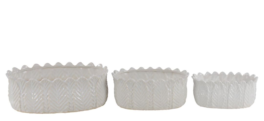 241326210 Ivy Collection Resinsoul Planter - Set of 3 sku 241326210