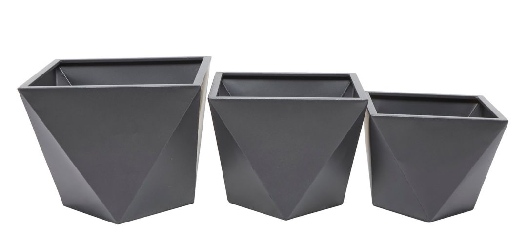 Ivy Collection Jemstar Planter Set of 3