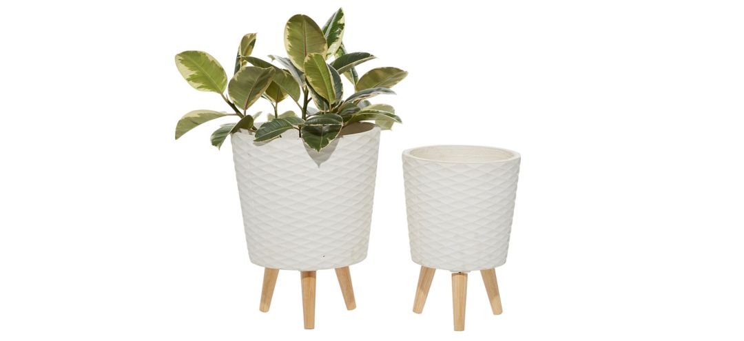 Ivy Collection Galeras Planter - Set of 2