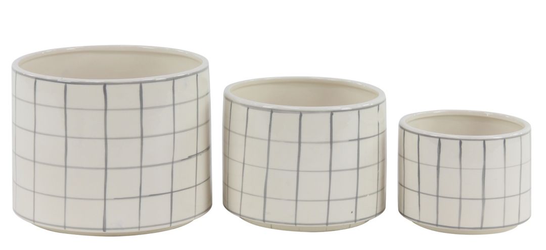 241326830 Ivy Collection Buonarroti Planter Set of 3 sku 241326830