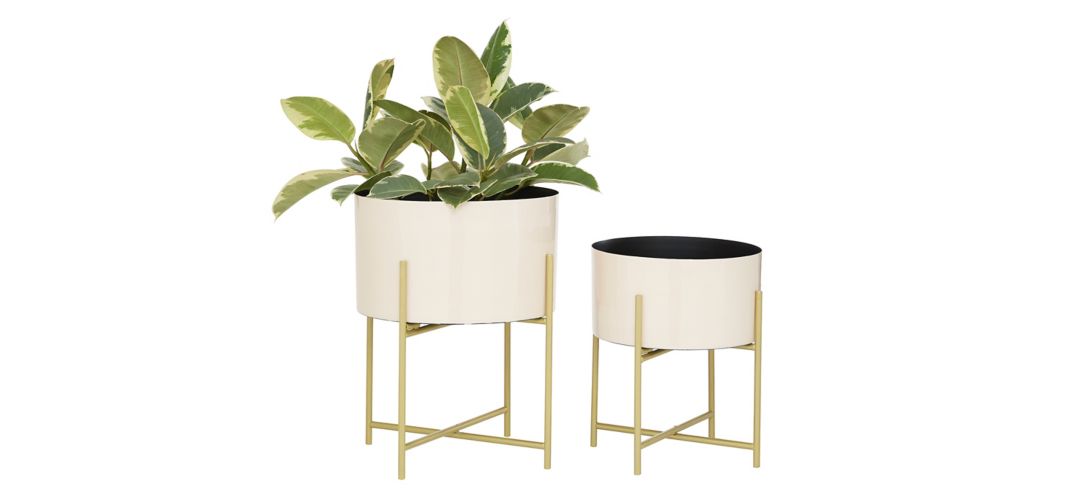 550539 Ivy Collection Chalyna Planter Set of 2 sku 550539