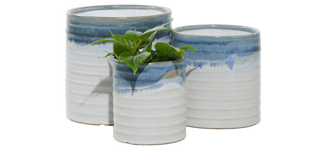 Ivy Collection Snoco Planter Set of 3