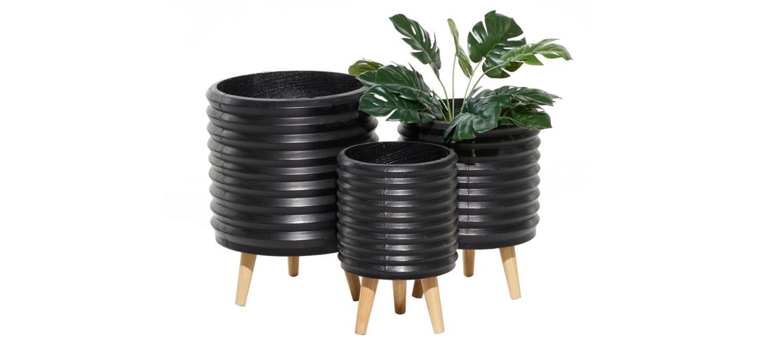 CosmoLiving Braunfels Planter Set of 3