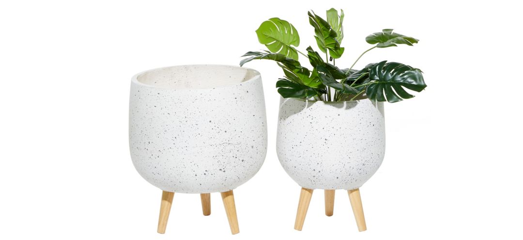 241327380 Ivy Collection Mispillion Planter Set of 2 sku 241327380