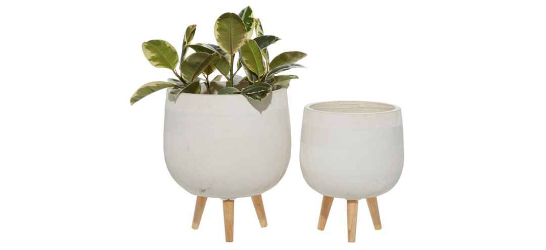 Ivy Collection Wyvernwoode Planter - Set of 2